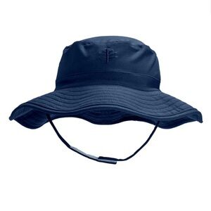 Coolibar Baby Unisex Navy Splashy Bucket Hat - Size 6-24M